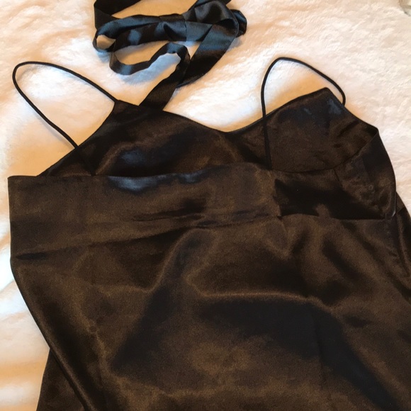 🌺HP🌺 Silky Black Rose Embroidered Camisole - Picture 5 of 7